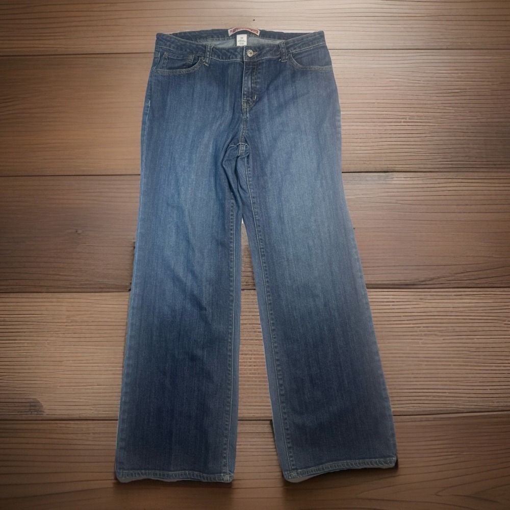 GAP Essential‎ Fit Women's Jeans Size 14R Medium Wash Straight Leg Denim
